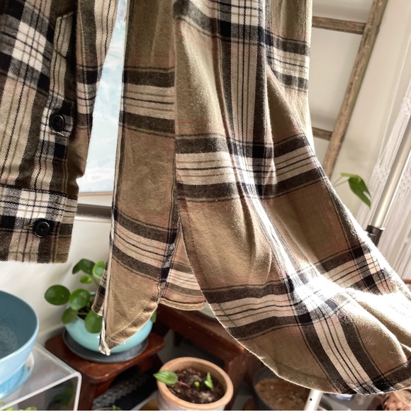 New Look plaid shirt in olive - Picture 7 of 7